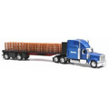 Die Cast Replica International Tractor And Trailer Flatbed With Pallets